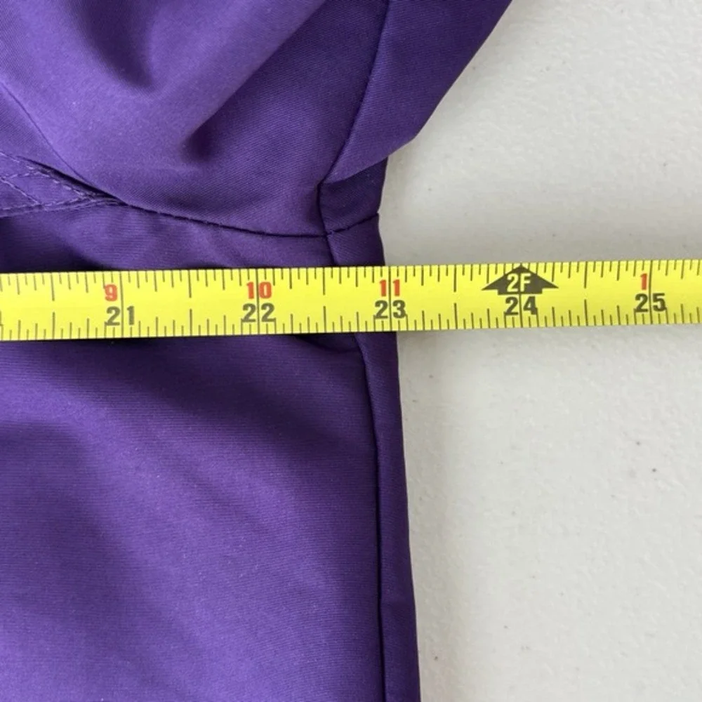 Lauren Ralph Lauren LRL Womens Double Breasted Pea Coat Purple XL‎ Rain Classic - Picture 10 of 13